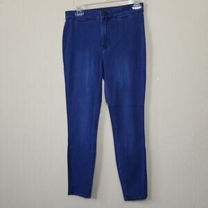L'agence Womens River Blue Yasmeen High Rise Skinny Jeans Size 27